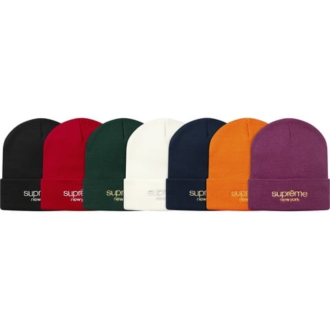Supreme Metallic Classic Logo Beanie
