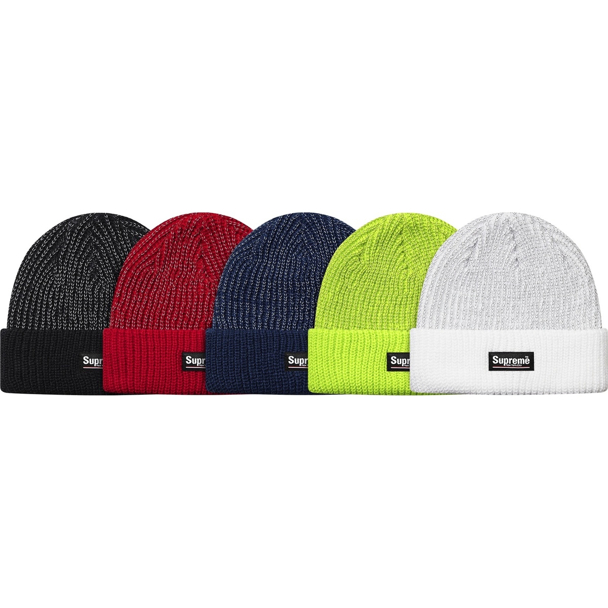 Supreme Reflective Beanie (fall/winter 2015)