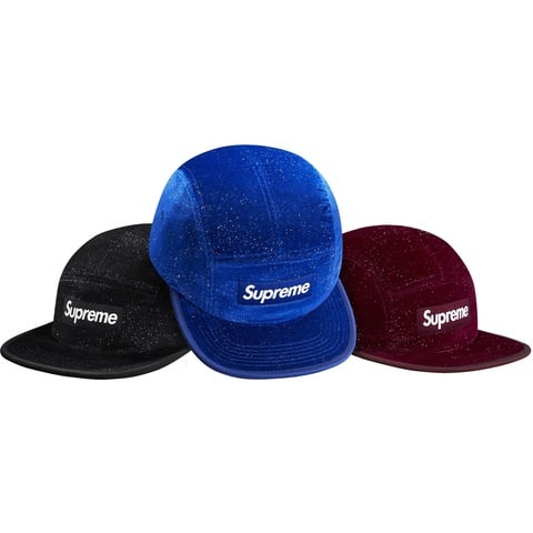Supreme Velvet Camp Cap 