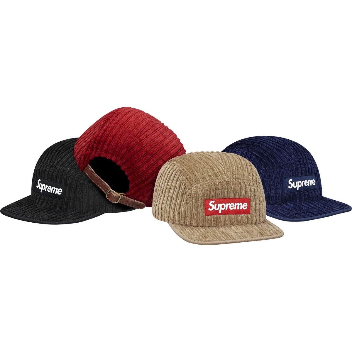 Supreme Hi-Lo Cord Camp Cap (fall/winter 2015)