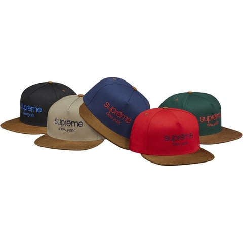 Supreme Classic Logo Suede Visor 5-Panel