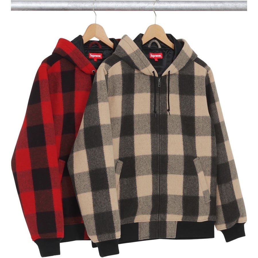 Supreme Hooded Wool Bomber (fall/winter 2015)