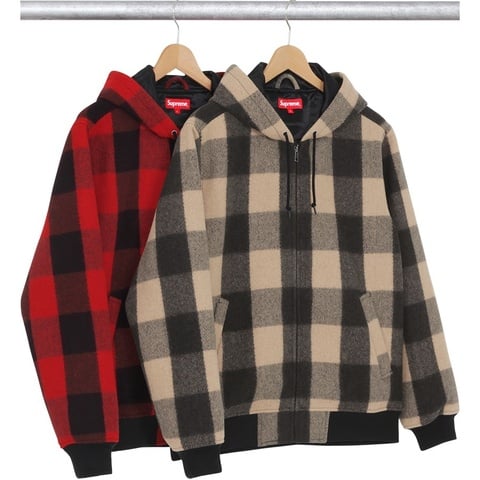 Supreme Hooded Wool Bomber