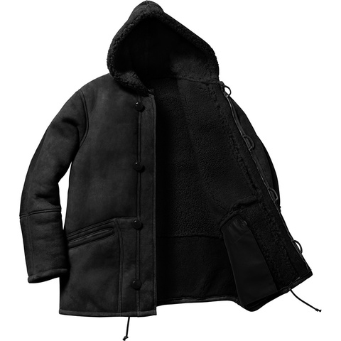 Supreme/Schott® Hooded Shearling - Supreme