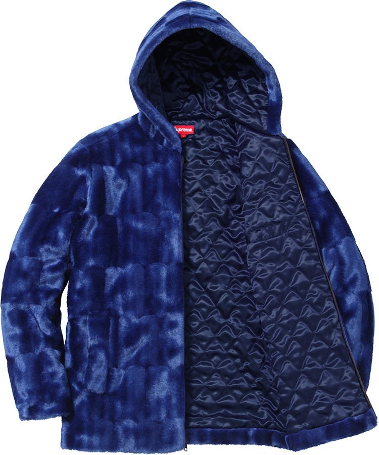 Supreme Faux Fur Hooded Zip Jacket (FW15)