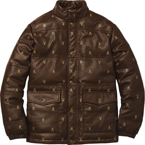 Supreme Supreme/Playboy© Leather Puffy Jacket - Colorway