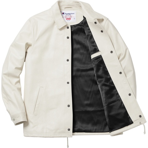 ジャケット・アウター Supreme Champion Leather Coaches Jacket Supreme/Champion® Leather Coaches Jacket - Supreme