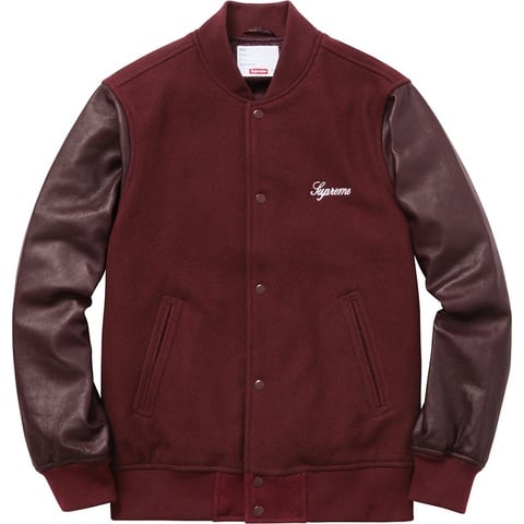 Wool Varsity Crew Jacket - fall/winter 2015 - Supreme
