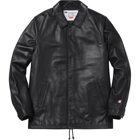 Supreme/Champion® Leather Coaches Jacket - Supreme