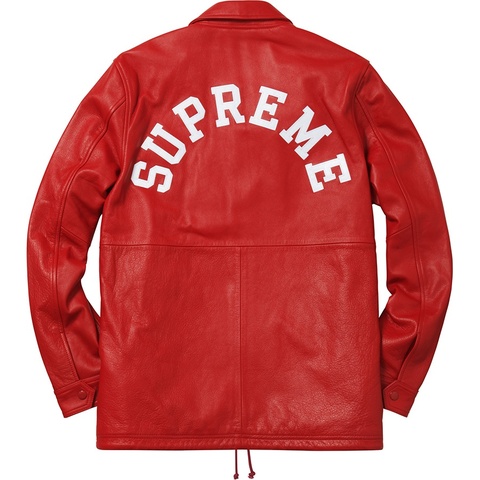 ジャケット・アウター Supreme Champion Leather Coaches Jacket Supreme/Champion Leather Coaches Jacket - UG.SHAFT