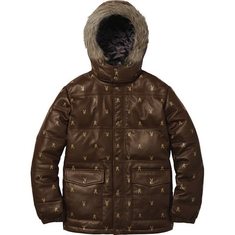 Supreme Supreme/Playboy© Leather Puffy Jacket - Colorway