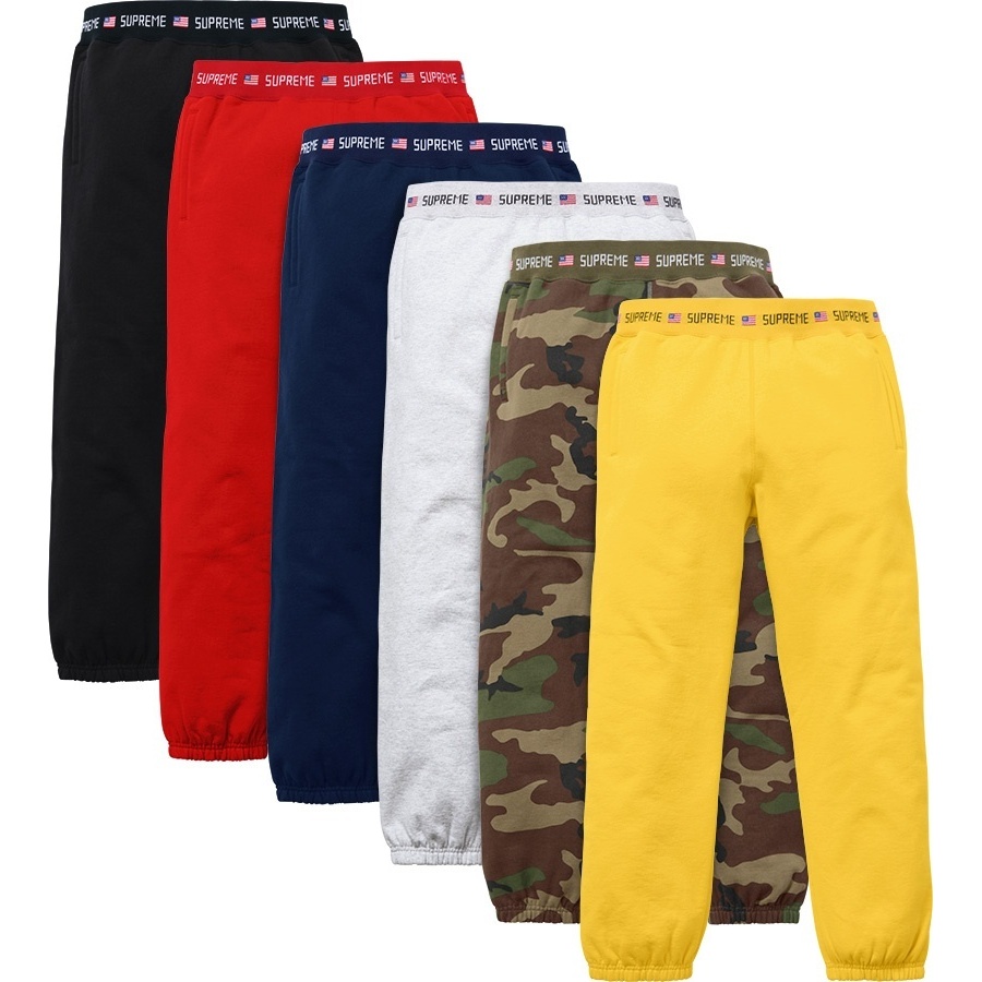 Supreme Logo Rib Sweatpant (fall/winter 2015)