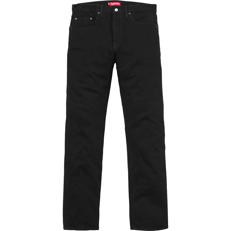 Supreme Black Slim Jean (fall/winter 2015)