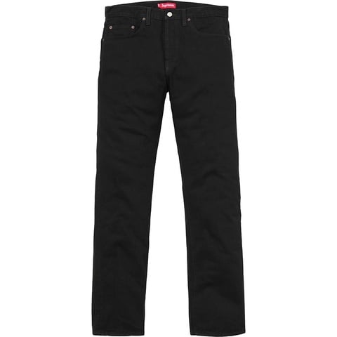 Supreme Black Slim Jean