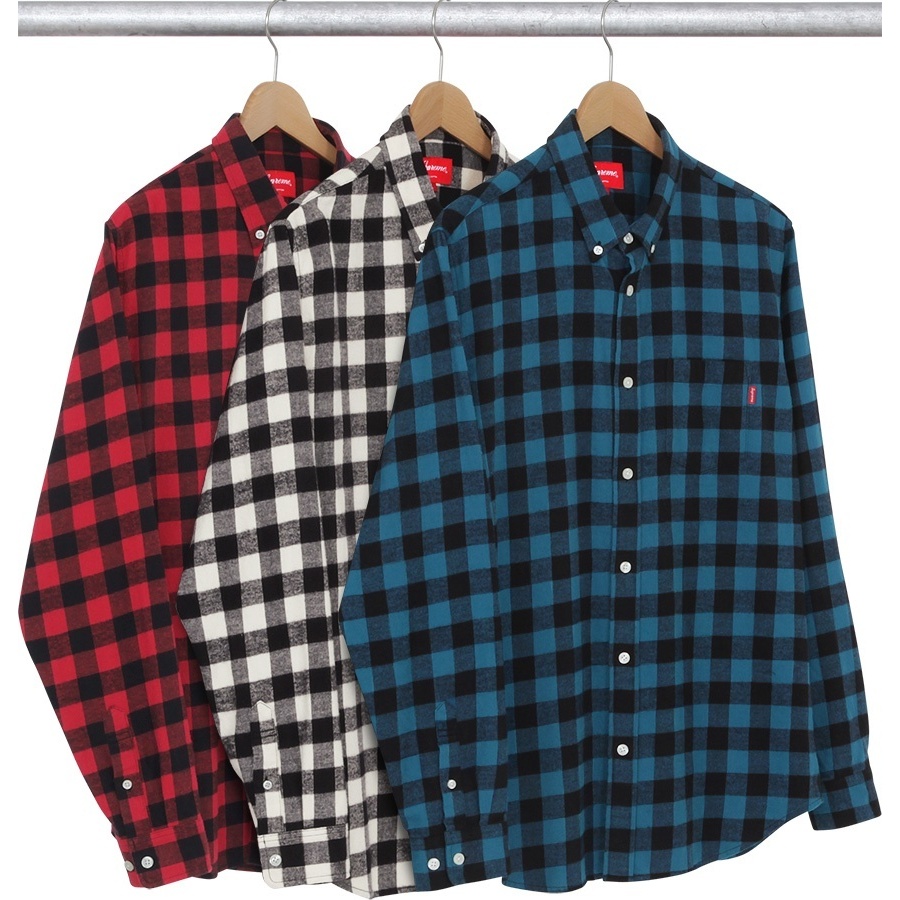 Supreme Small Buffalo Flannel Shirt (fall/winter 2015)