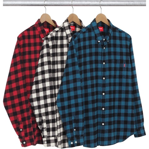 Shadow Plaid Zip-Front Shirt - fall/winter 2015 - Supreme