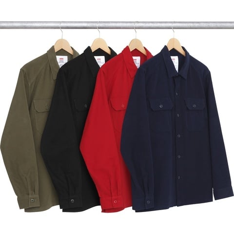 Supreme Moleskin Army Shirt