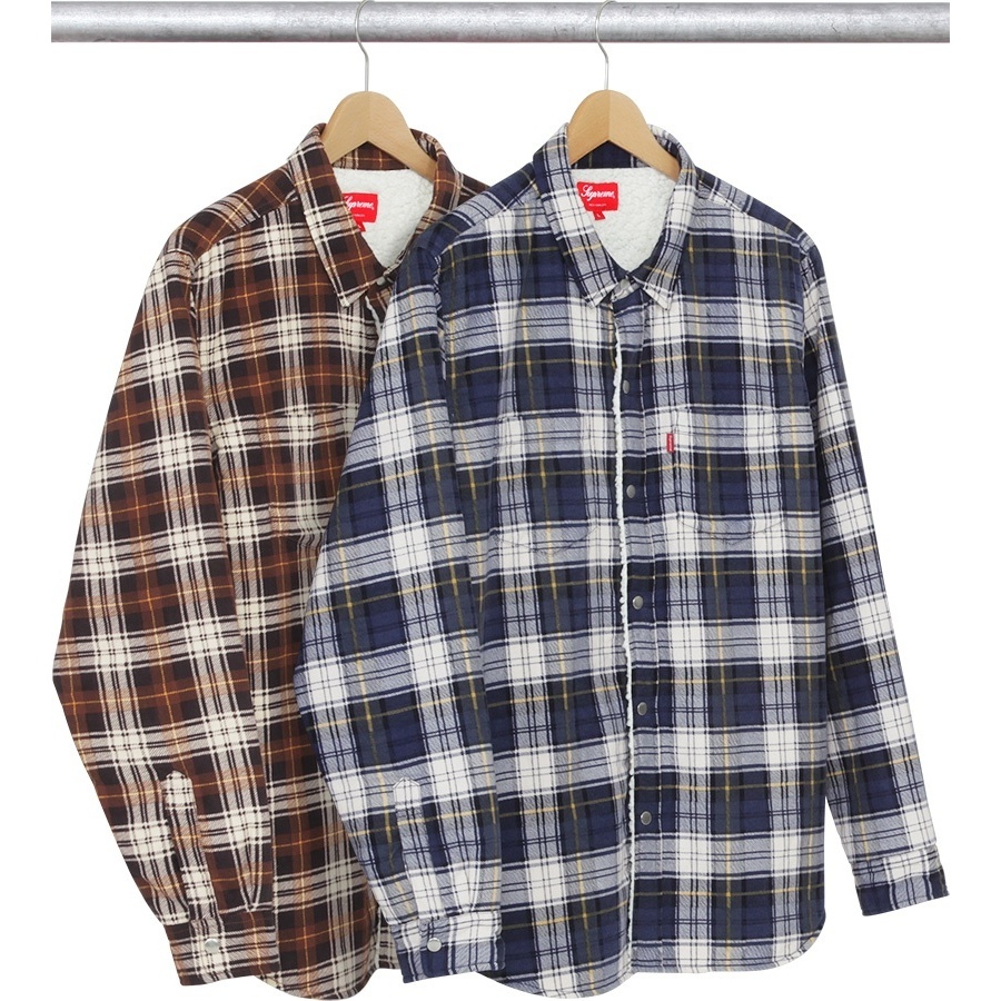 Supreme Flannel Sherpa Shirt (fall/winter 2015)