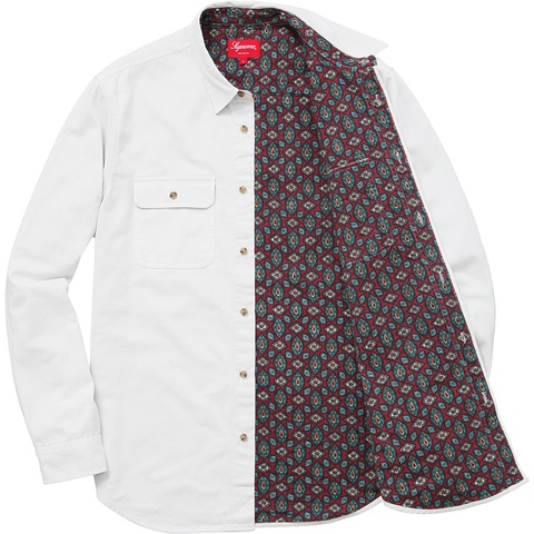 Supreme Flannel Lined Twill Shirt - Colorway