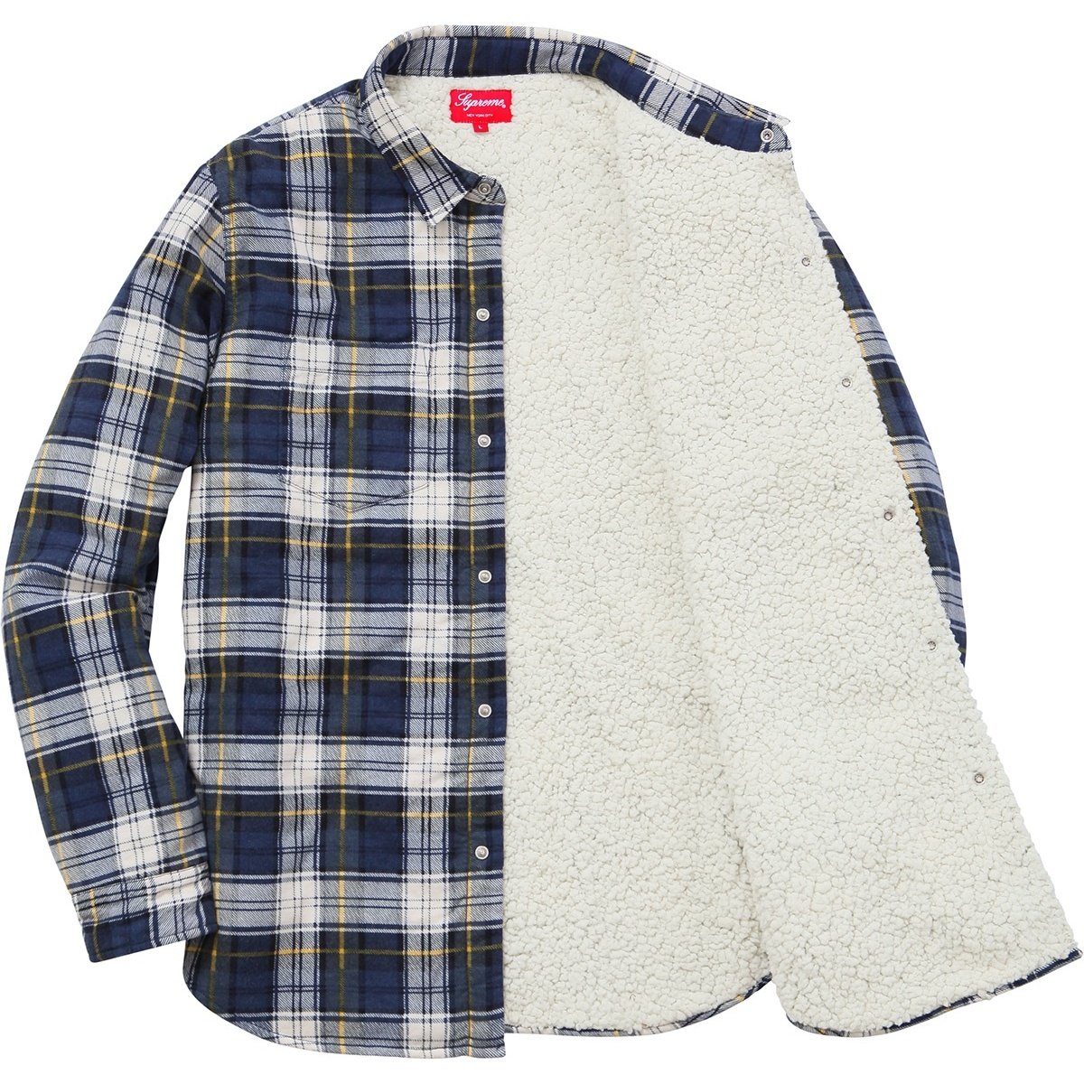 Supreme Flannel Sherpa Shirt (FW15)