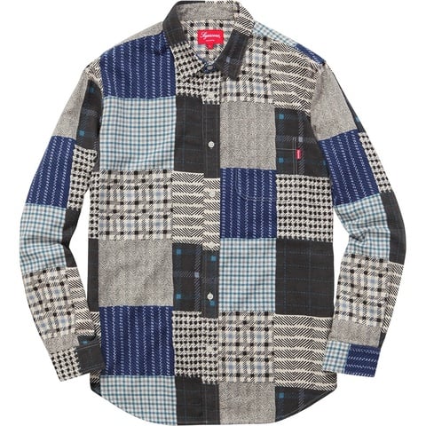 Supreme Printed Patchwork Flannel Shirt - Colorway