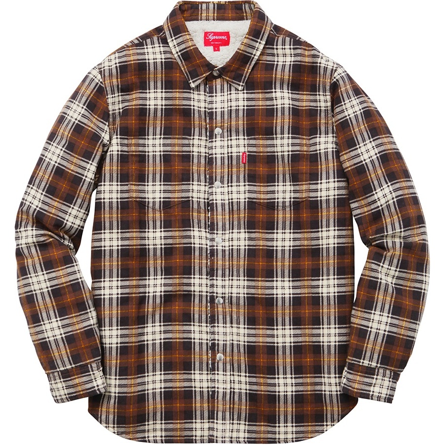 Supreme Flannel Sherpa Shirt (FW15)