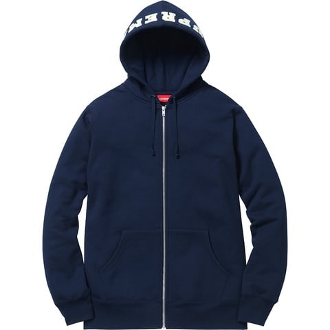 Supreme Felt Hood Logo Zip-Up Sweat - Colorway