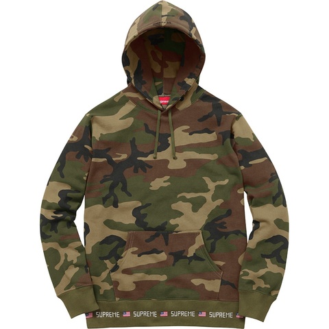 Supreme Logo Rib Hooded Sweatshirt - Colorway