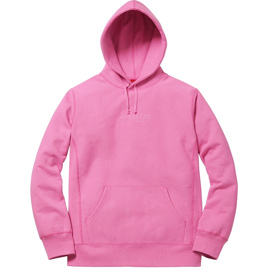 Supreme Tonal Embroidered Hooded Sweatshirt (FW15)