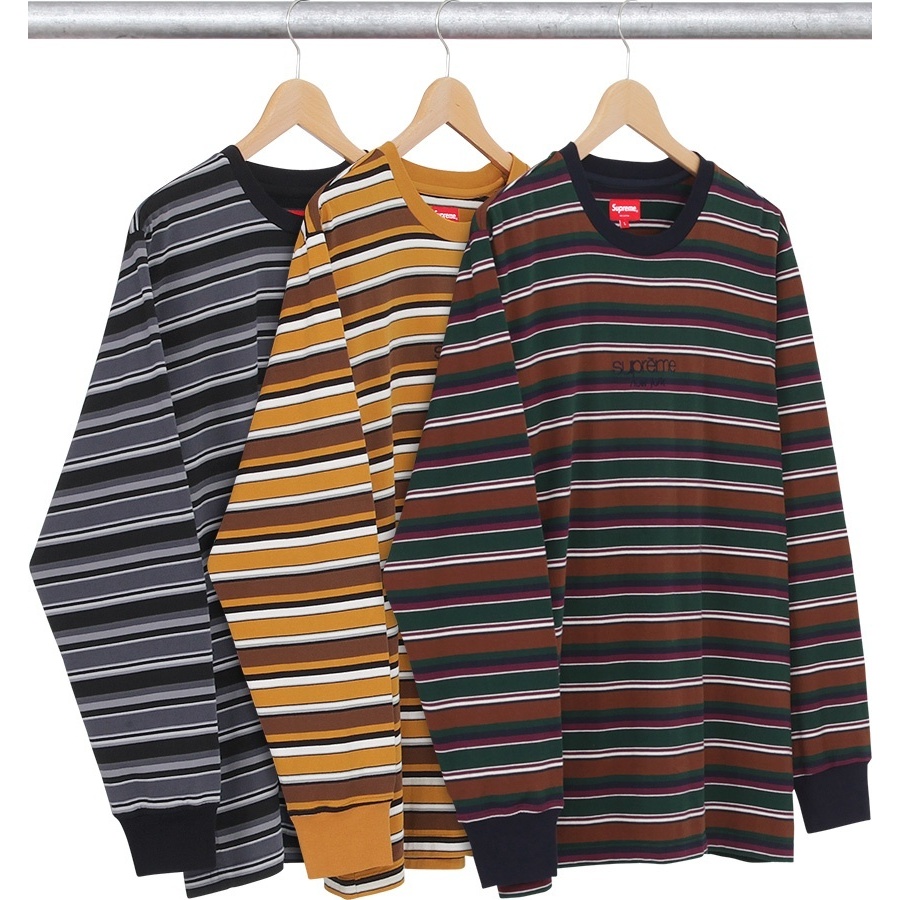 Supreme Multi Stripe L/S Top (fall/winter 2015)