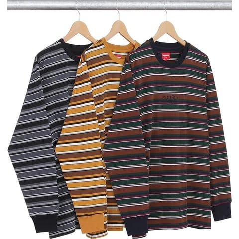 Supreme Multi Stripe L/S Top