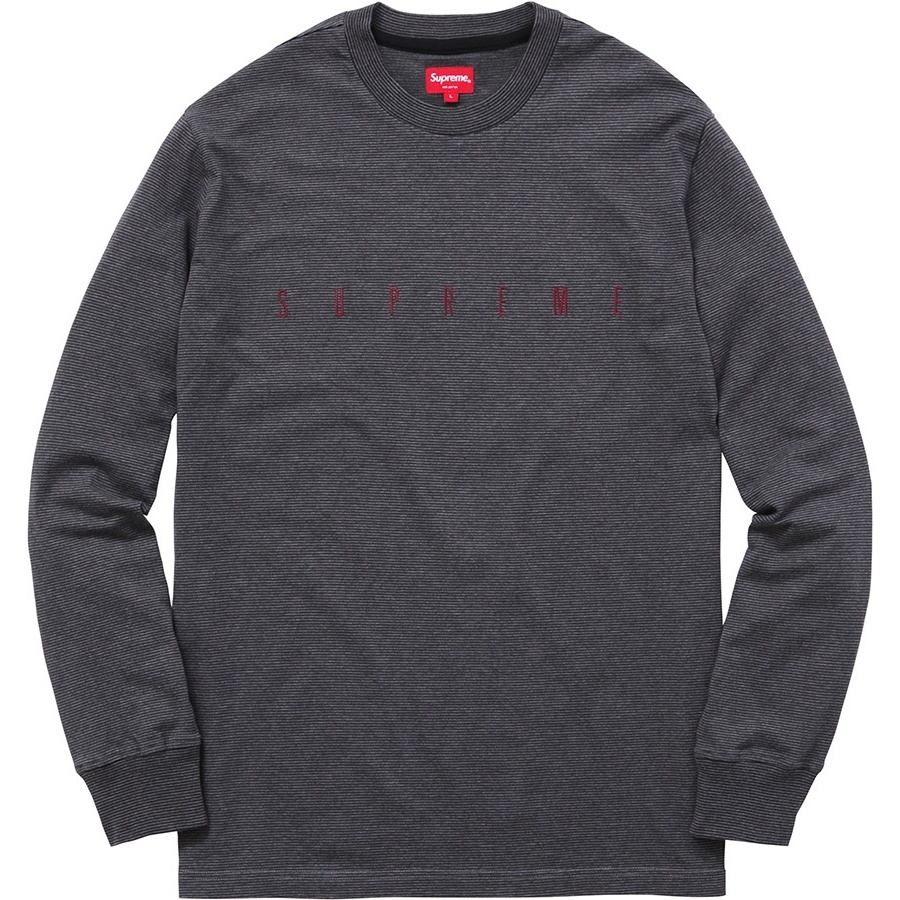 Supreme Micro Stripe L/S Top (fall/winter 2015)