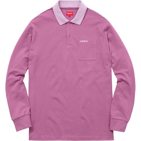 Supreme Checker Rib L/S Polo - Colorway
