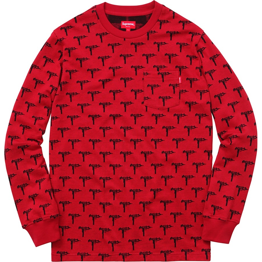 Supreme Jacquard Uzi Pocket Tee (FW15)