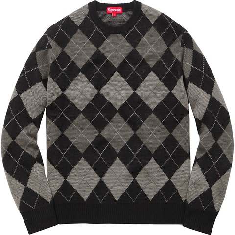 Supreme Argyle Crewneck Sweater - Colorway