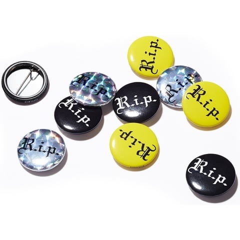 Supreme R.i.p. Button