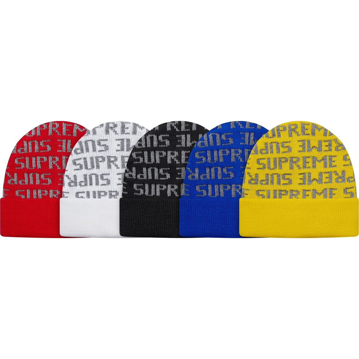 Supreme Reflective Repeat Beanie (fall/winter 2016)