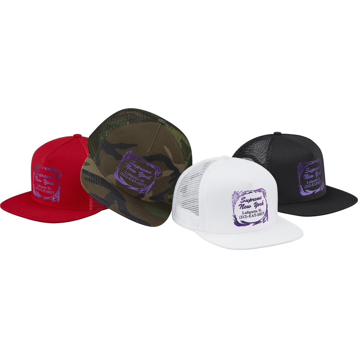 Supreme Eat Shit Mesh Back 5-Panel (fall/winter 2016)