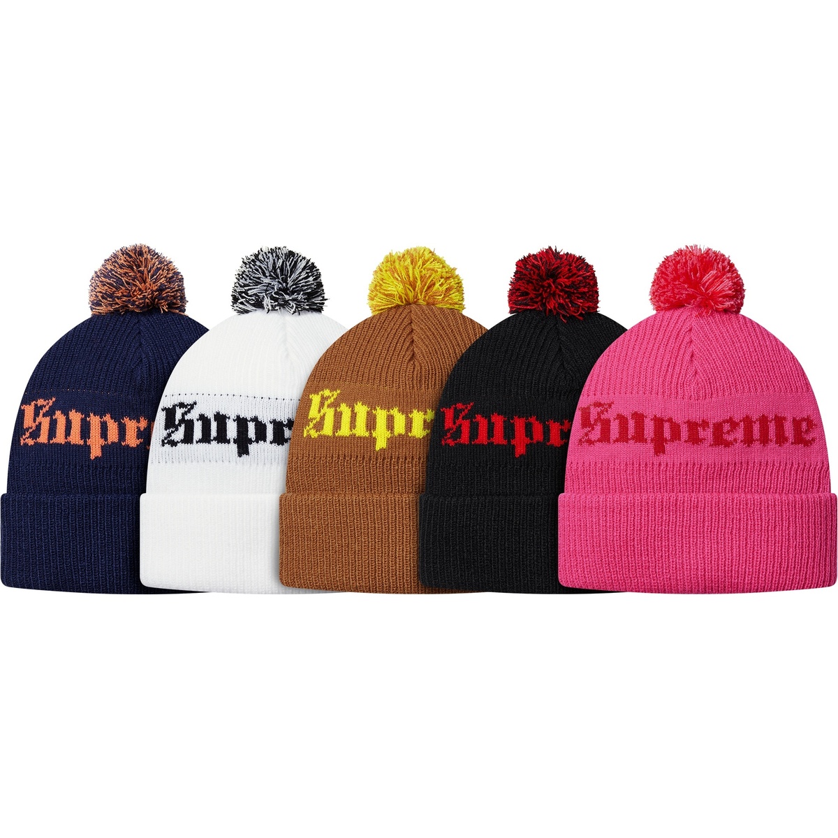 Supreme Old English Beanie (fall/winter 2016)
