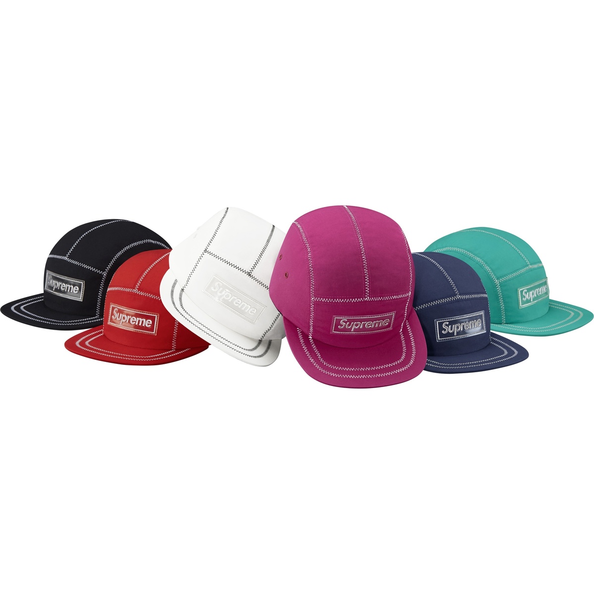 Contrast Stitch Camp Cap - fall/winter 2016 - Supreme