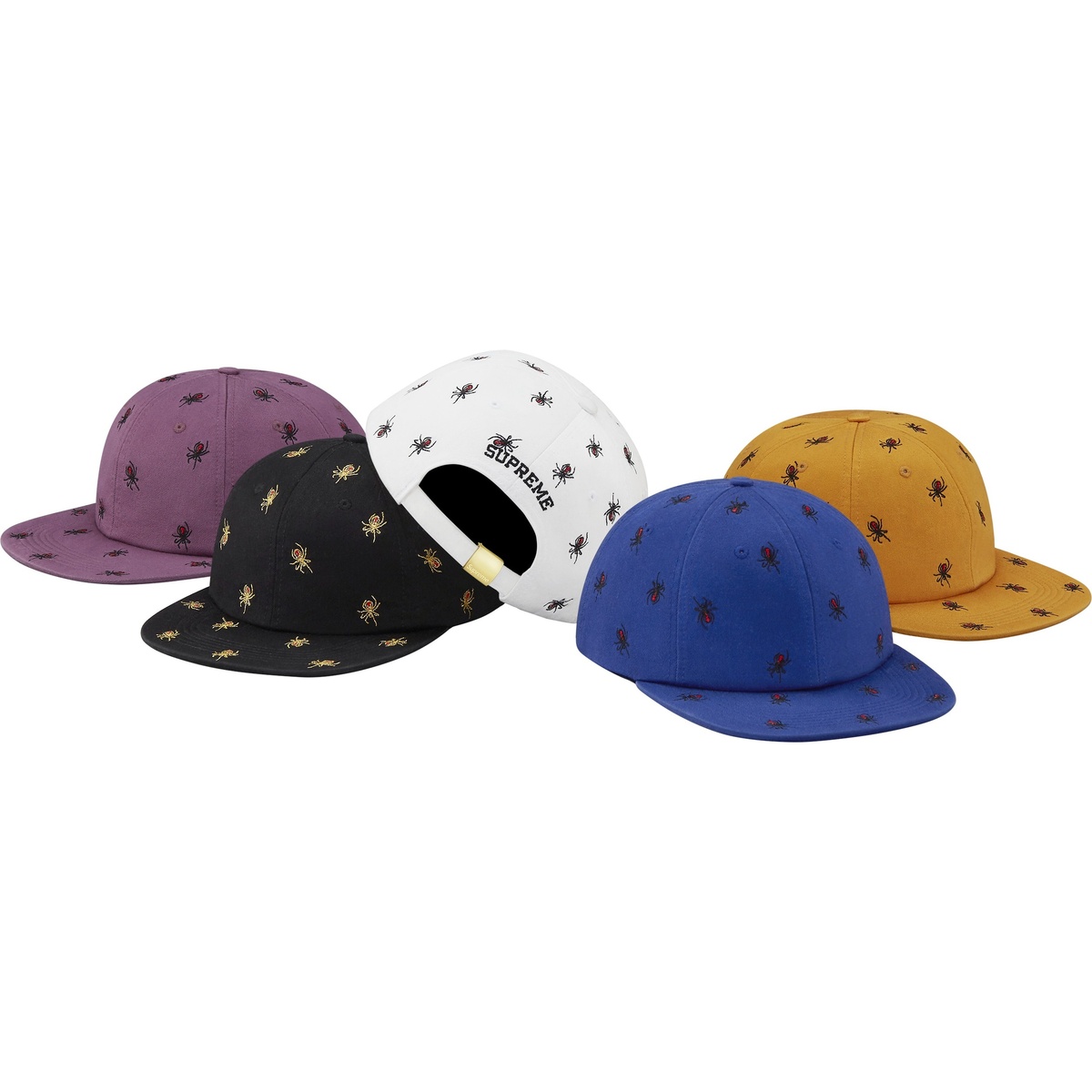 Supreme Embroidered Spiders 6-Panel (fall/winter 2016)