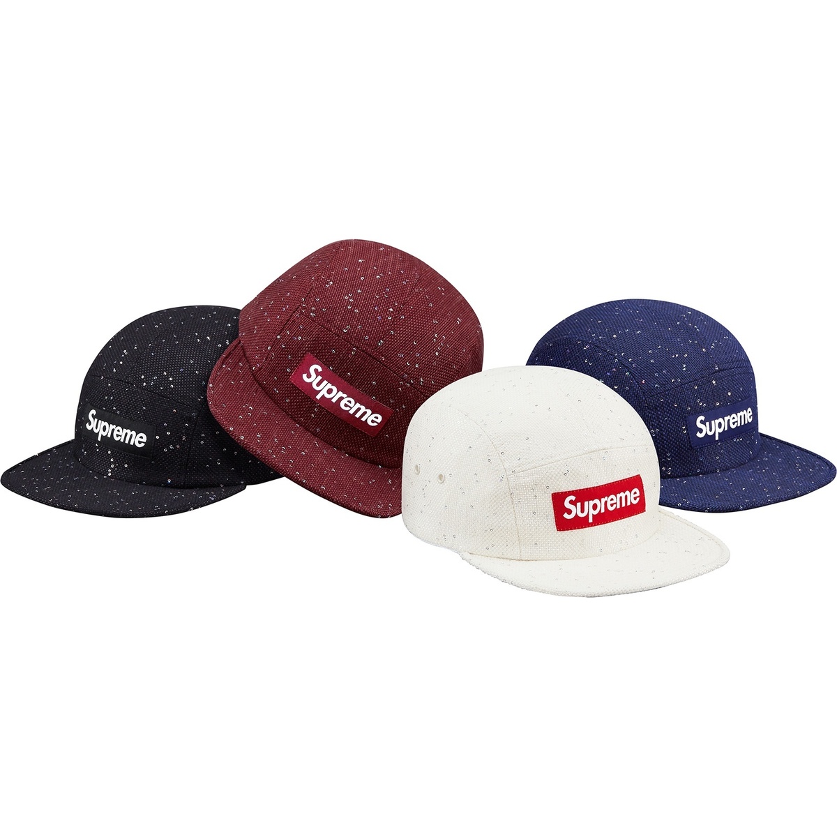 Supreme Sequins Camp Cap (fall/winter 2016)