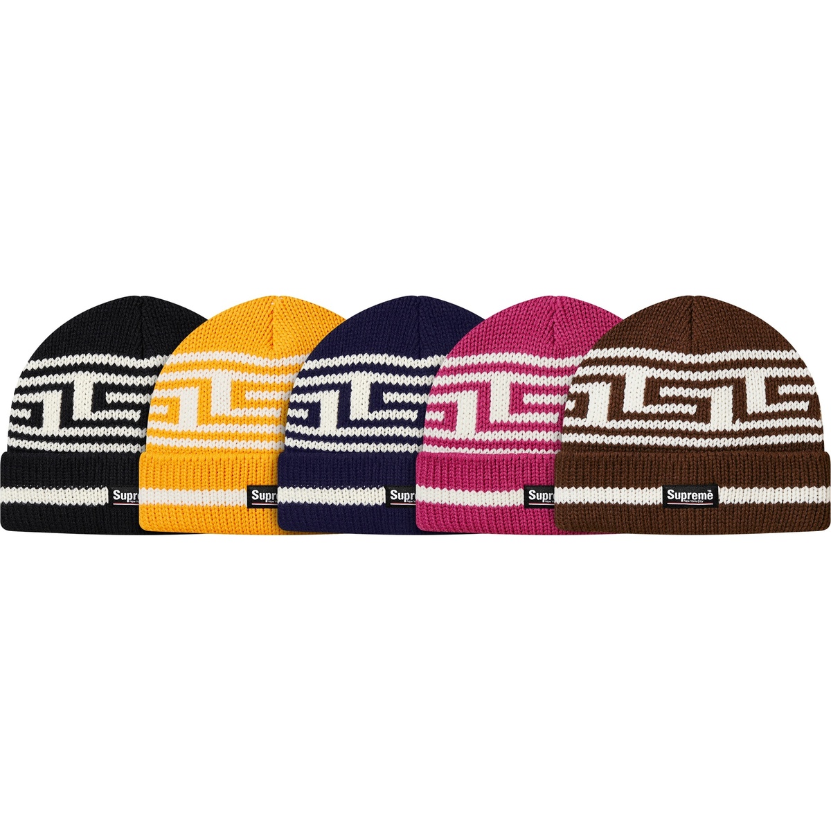 Supreme Meandros Ragg Wool Beanie (fall/winter 2016)