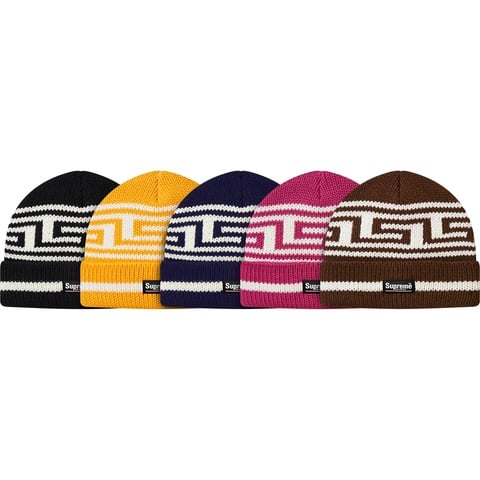 Supreme Meandros Ragg Wool Beanie