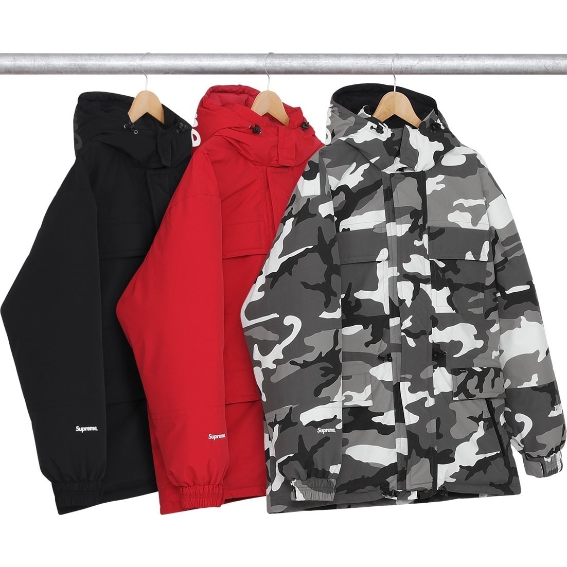 ダウンジャケット supreme 16fw Downtown Down Parka 413fe3072ac74e32838eb9d72f56cd