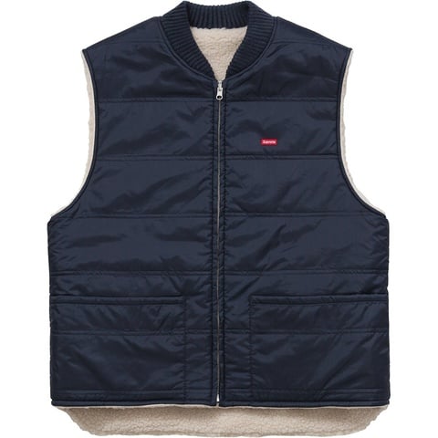 Supreme Sherpa Fleece Reversible Work Vest - Colorway