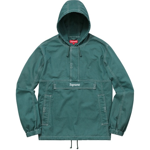 Contrast Stitch Twill Pullover - fall/winter 2016 - Supreme