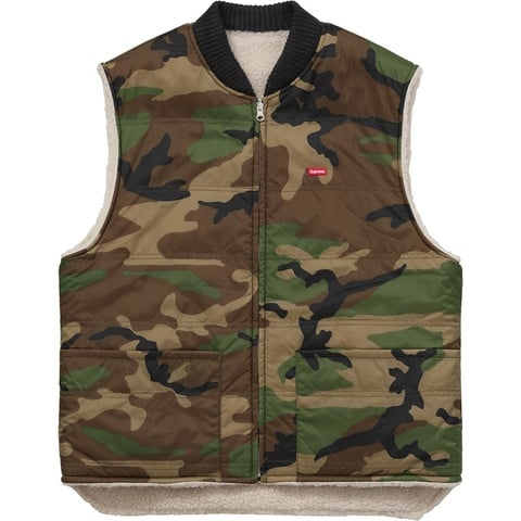 Supreme Sherpa Fleece Reversible Work Vest - Colorway