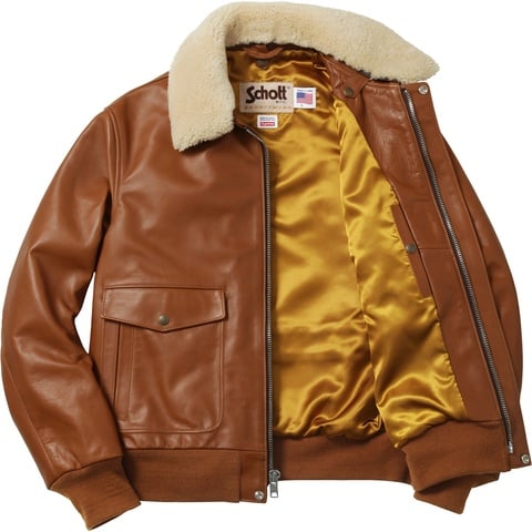 Supreme Supreme®/Schott® Leather A-2 Flight Jacket - Colorway