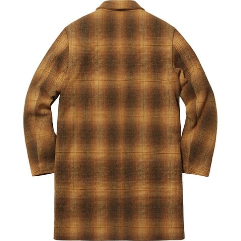 Shadow Plaid Wool Overcoat - fall/winter 2016 - Supreme